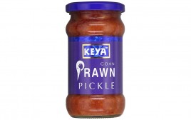 Keya Goan Prawn Pickle  Glass Jar  270 grams